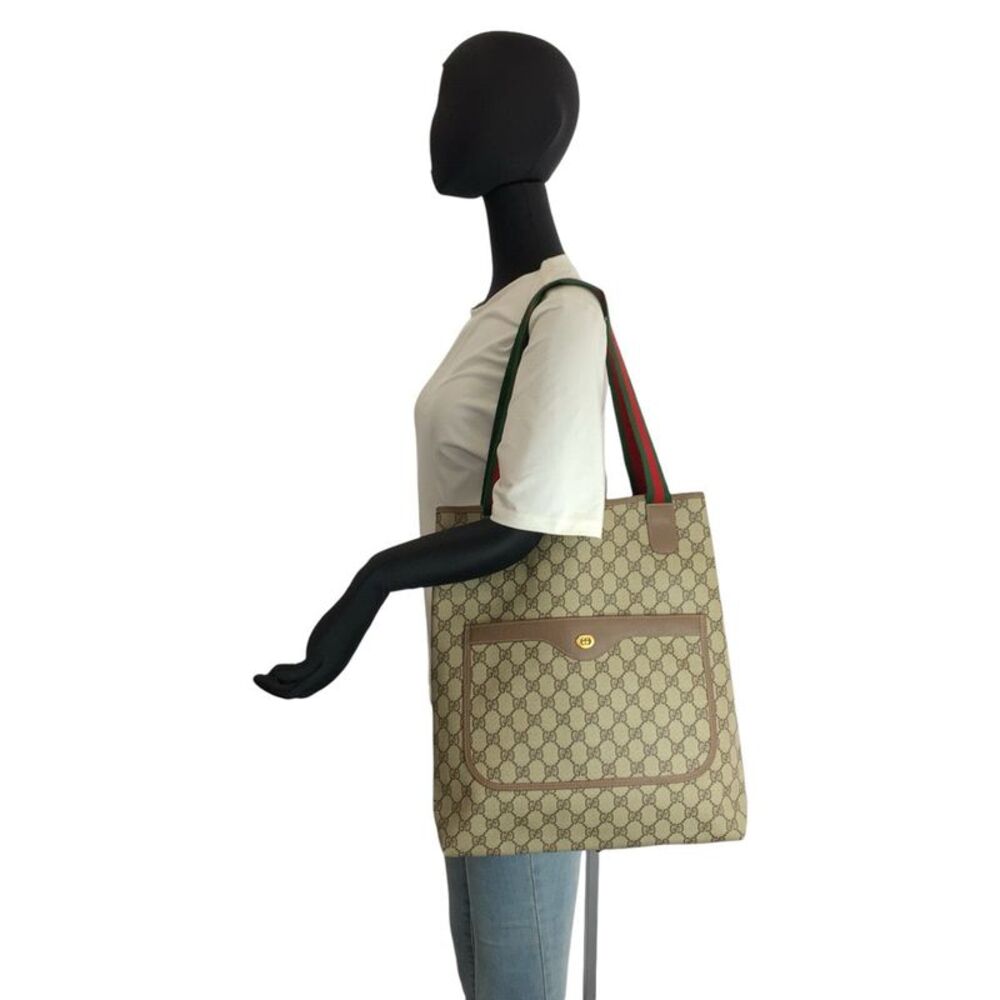 Gucci GG Supreme Canvas Tote Shoulder Bag - Picture 5 of 10
